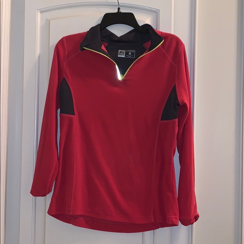Pink running pullover